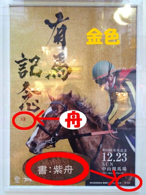 2012有馬記念暗号ポスター